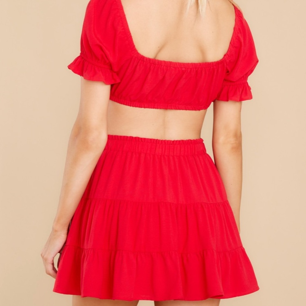 Red Crop Top - Picture 7 of 7